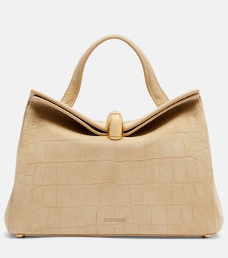 Valérie Small suede top-handle bag | Jacquemus