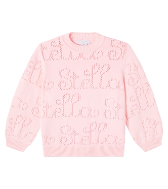Pull en coton à logo | Stella McCartney Kids
