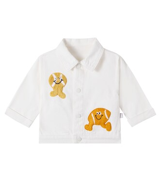 Patch-appliqué denim shirt | Stella McCartney Kids