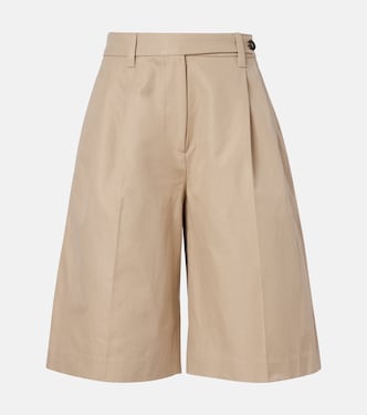 Cotton and linen shorts | Brunello Cucinelli