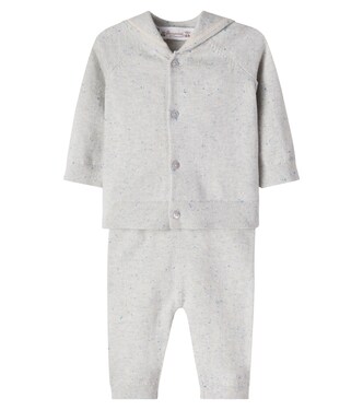 Baby Set Laslo aus Cardigan und Hose | Bonpoint
