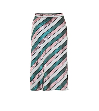 Falda midi Sheen con lentejuelas | Diane von Furstenberg