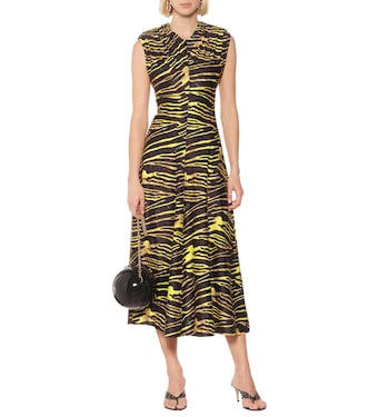 Zebra-print jersey maxi dress | Marine Serre