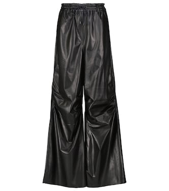 Pantalon de survêtement ample Gines en cuir | Petar Petrov