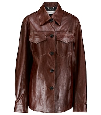 Leather jacket | Dries Van Noten
