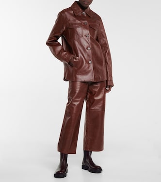 Leather jacket | Dries Van Noten