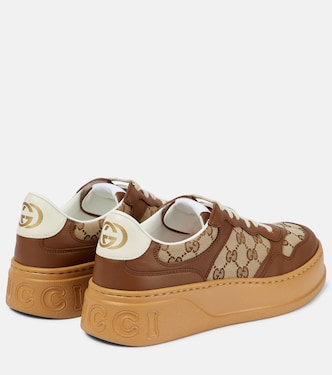 Sneakers GG aus Canvas und Leder | Gucci
