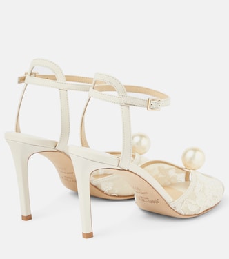 Sandalen Sacora 85 mit Spitze | Jimmy Choo
