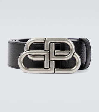 Cintura BB Large in pelle | Balenciaga