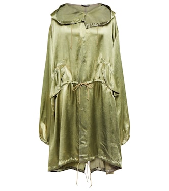 Robe midi en satin | Maison Margiela