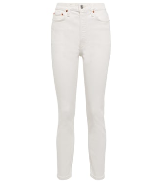 Jeans skinny de tiro alto cropped | Re/Done