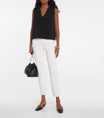 Jeans skinny de tiro alto cropped | Re/Done