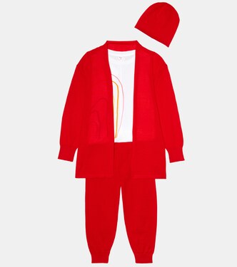 Cardigan Huey en cachemire et soie | The Row Kids