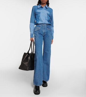 Foster patchwork flared jeans | Gabriela Hearst