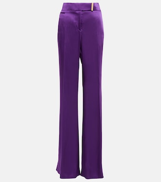 Wide-leg satin pants | Tom Ford