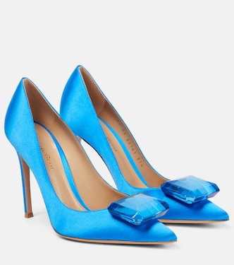 Salones Jaipur de satén | Gianvito Rossi
