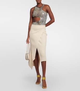 Stella 100 crystal-embellished sandals | Stella McCartney