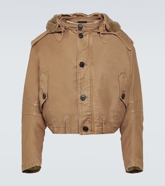Bomberjacke mit Faux Fur | Prada