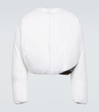 Cropped-Daunenjacke aus Baumwolle | Prada