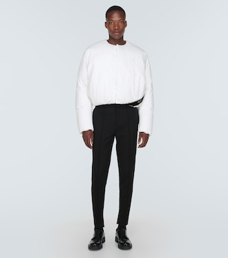 Cropped-Daunenjacke aus Baumwolle | Prada