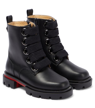 Leather ankle boots | Christian Louboutin Kids