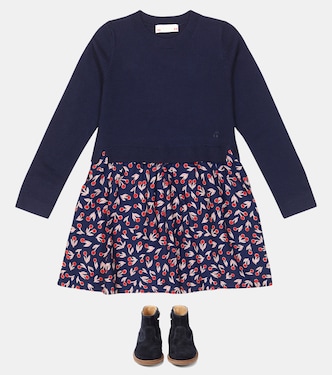 Stivaletti Chelsea patchwork in suede | Pom d'Api