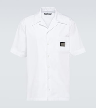 Camisa de algodón con logo | Dolce&Gabbana