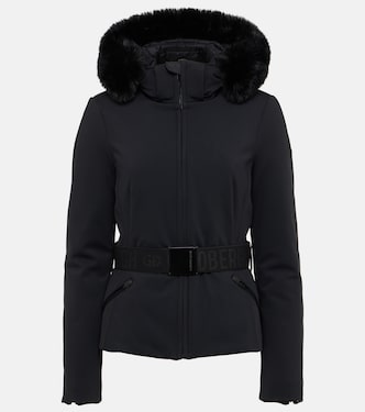 Veste de ski Hida à fourrure synthétique | Goldbergh