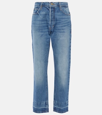 Jeans rectos Le Mec de tiro alto | Frame