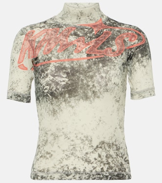 Turbo printed jersey top | KNWLS