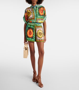 Shorts Disco Daisy in twill con stampa | Alémais