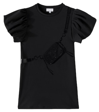 Vestido de mezcla de algodón estampado | Marc Jacobs Kids