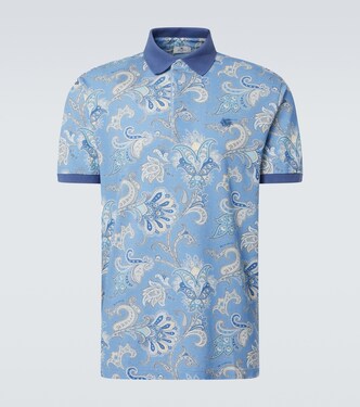 Bedrucktes Polohemd aus Baumwoll-Piqué | Etro