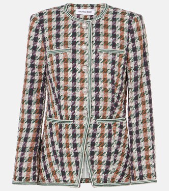 Veste Alessia en coton mélangé à carreaux | Veronica Beard