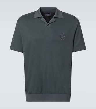 Polohemd aus Baumwolle und Kaschmir | Giorgio Armani