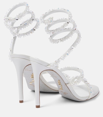 Sandales Cinderella Cleo 105 en satin à ornements | Rene Caovilla