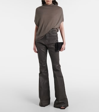 Wool turtleneck top | Rick Owens