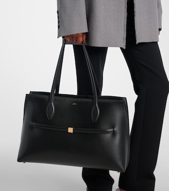 Lounge Large leather tote bag | Toteme