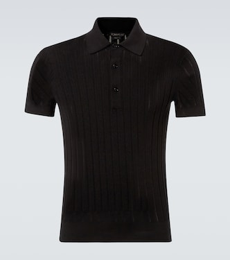Cotton and silk polo shirt | Tom Ford