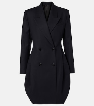 Double-breasted cotton blazer dress | Alaïa