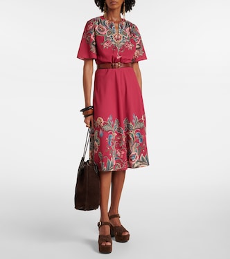 Vestido largo de crepé de jersey | Etro