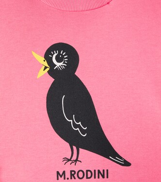 Felpa Blackbird in jersey di cotone | Mini Rodini
