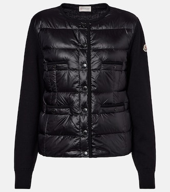Daunenjacke mit Schurwolle | Moncler