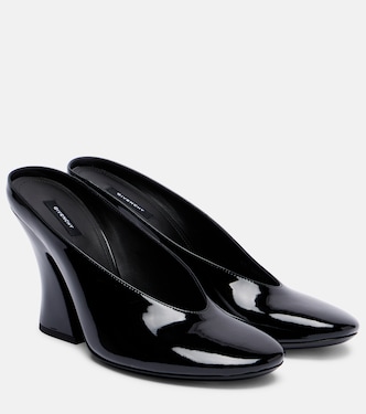Sculpted 90 mirrored leather mules | Givenchy