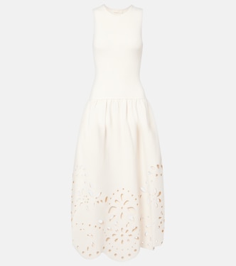 Rosaline broderie anglaise midi dress | Ulla Johnson
