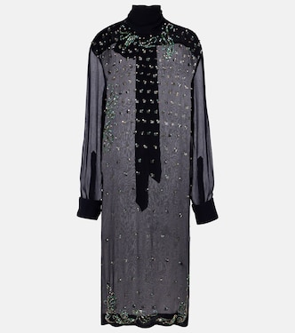 Verziertes Midikleid | Dries Van Noten