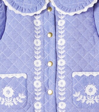 Veste Jouliana brodée en coton | Louise Misha