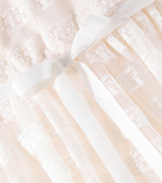Lace-trimmed tulle dress | Petite Amalie  