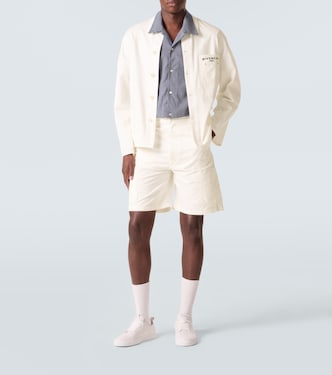 Logo cotton canvas jacket | Givenchy