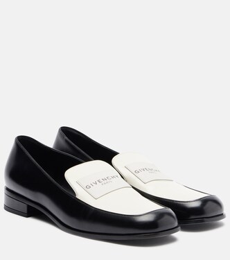 Label leather loafers | Givenchy